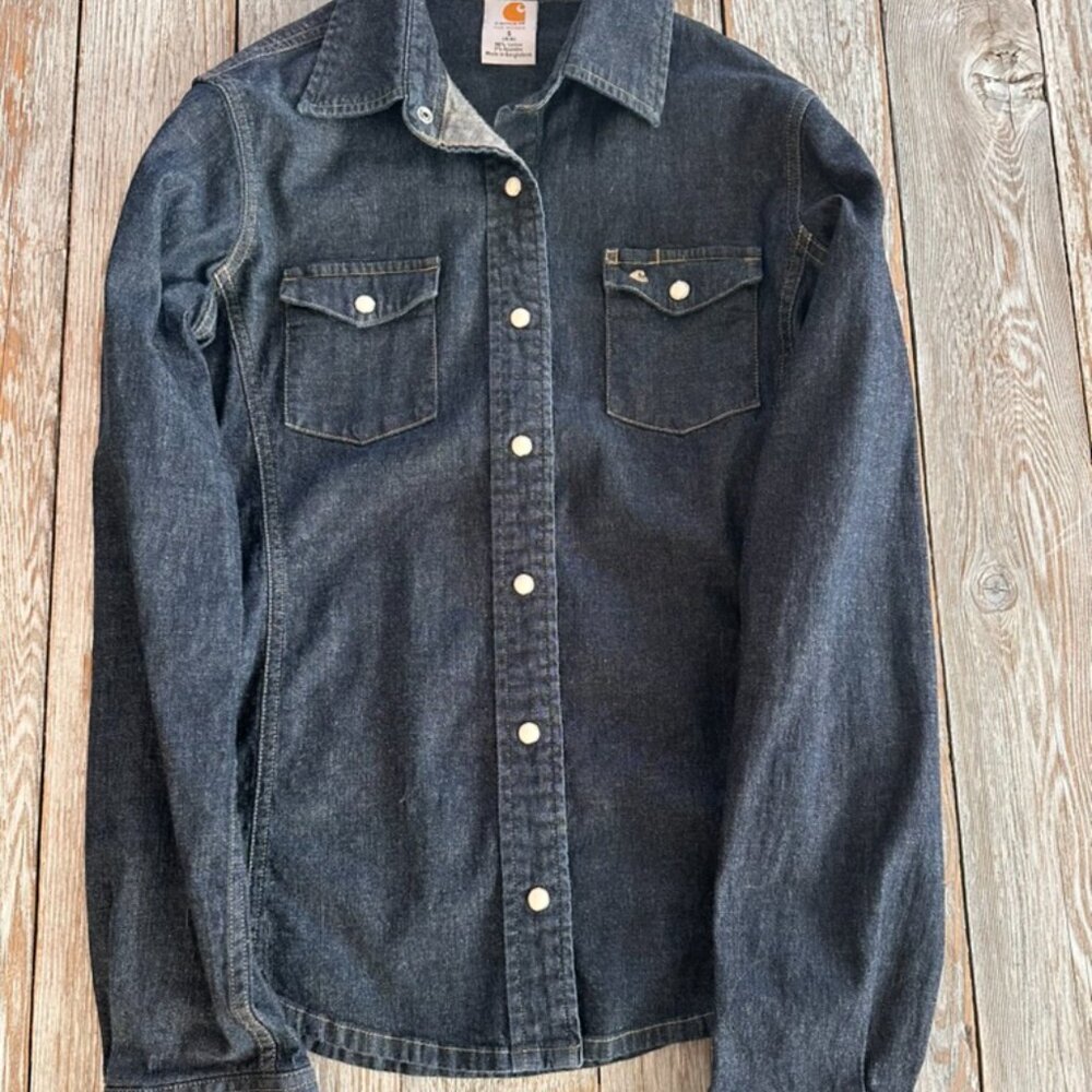 Carharrt Ladies Denim Shirt NWOT  Size Small
